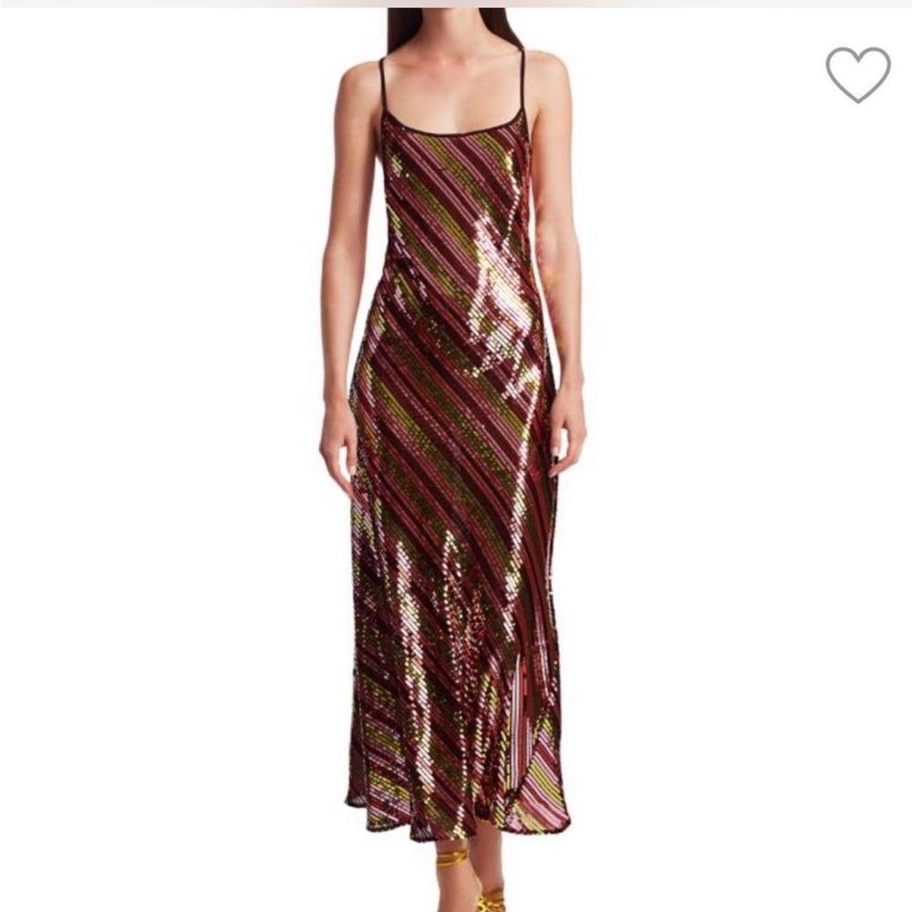 RIXO NWT sequin maxi dress